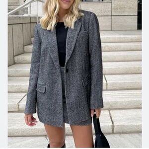 Harris Tweed Grey Tweed Country Jacket